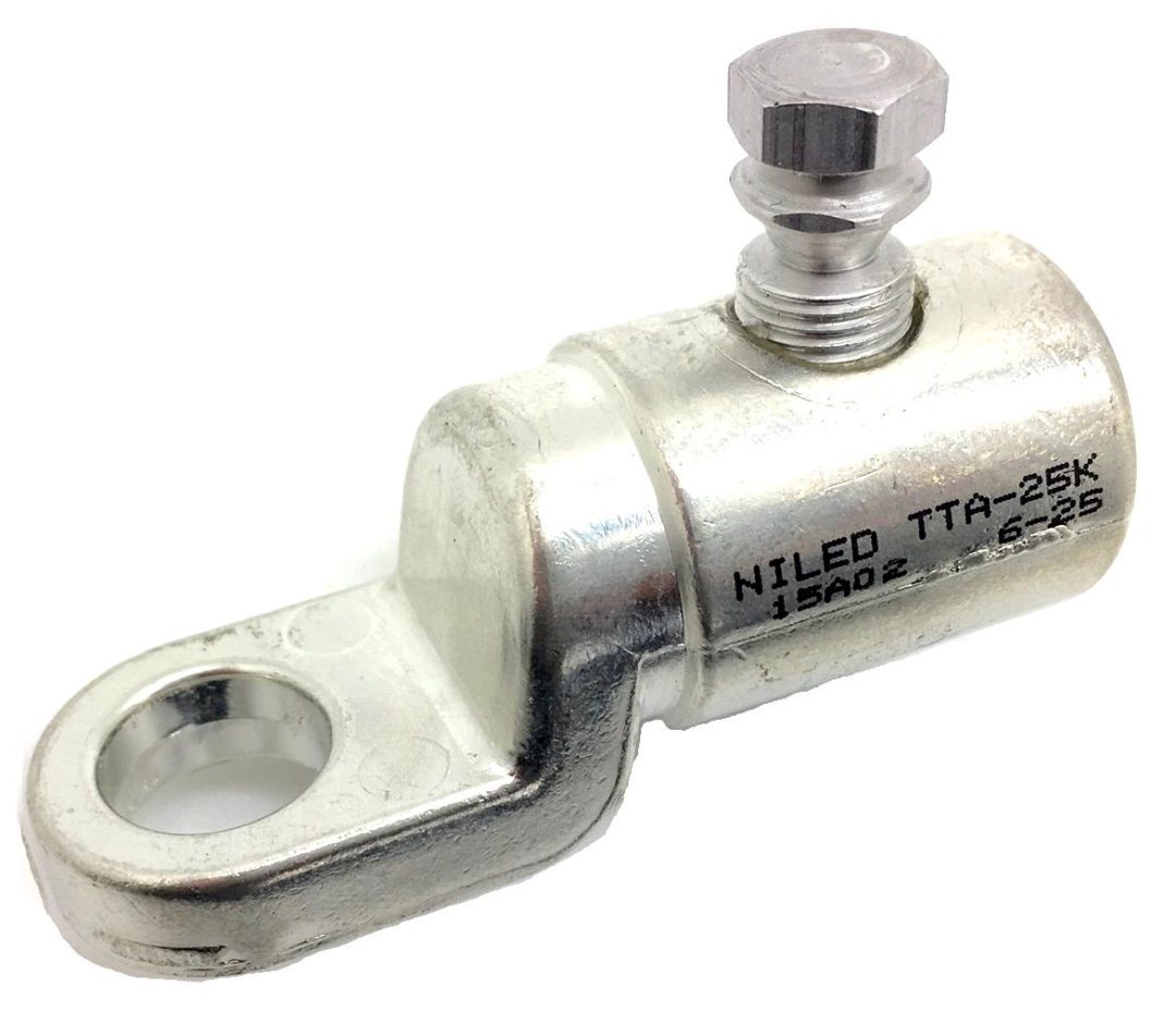 Shear bolts mechanical terminal lugs (bolted lugs) Niled